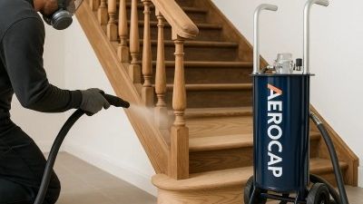 Decapar una escalera de madera: ¿y si probaras con el chorro de arena?